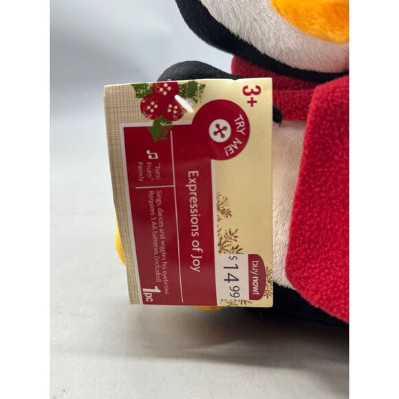 Plush Penguin Christmas Toy Gemmy Singing Dancing Animated Penguin Moving READ - Picture 9 of 15